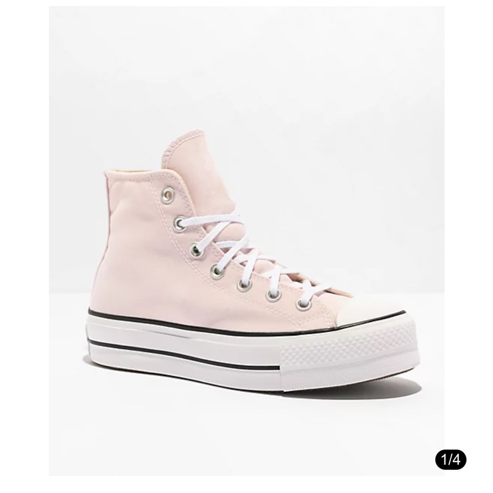 Converse Women's Soft Pink High-Top Sneakers